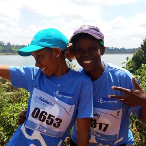 Nyambura and I met on the bus towards Murang'a for the 2018 Ndakaini Marathon. 