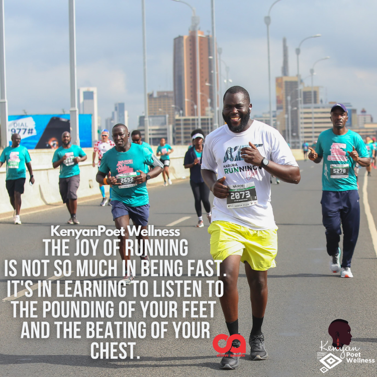 Siaji Otieno, a Network and infrastructure engineer and a runner